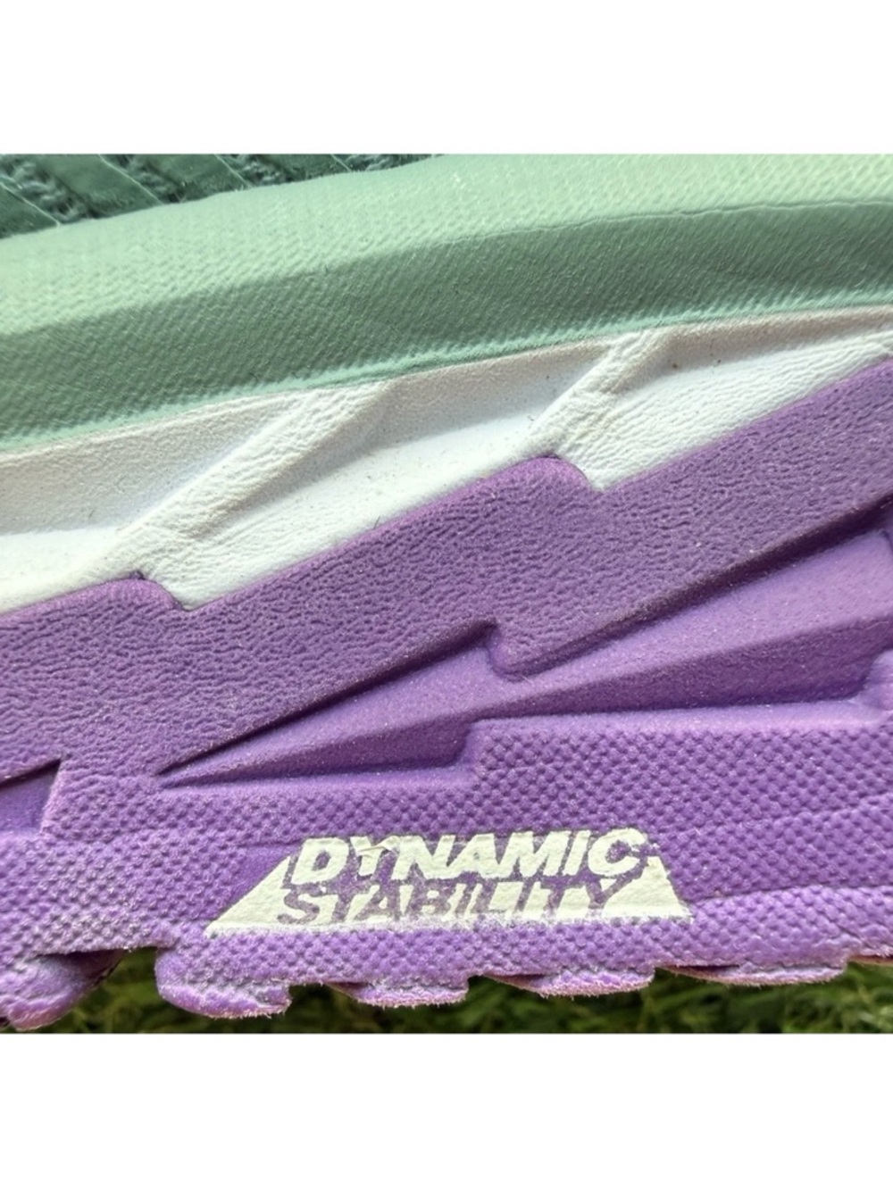 Hoka One One Womens Sz 9.5 Aqua Blue Purple Running Shoes Mesh Athletic Sneakers - Picture 10 of 16